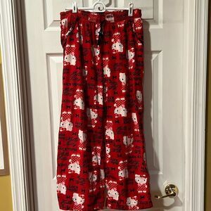 Hello Kitty size large ladies pajama pants.